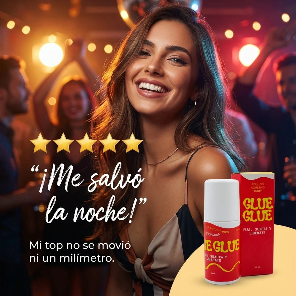 Glue Glue V antes y después