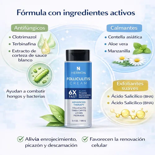 FOLLICULITIS CREAM materiales