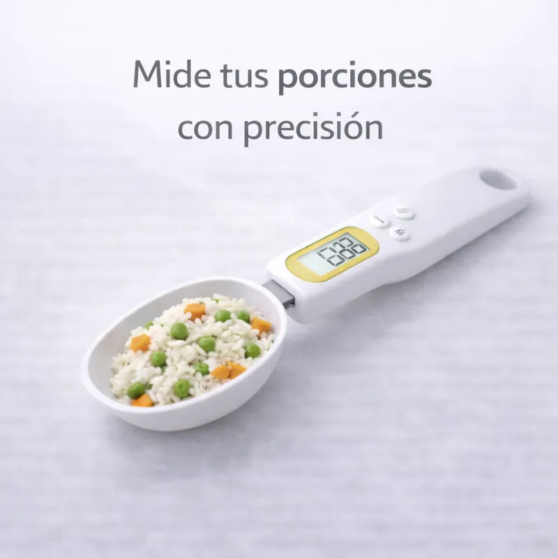 cuchara gramera con pantalla comparación